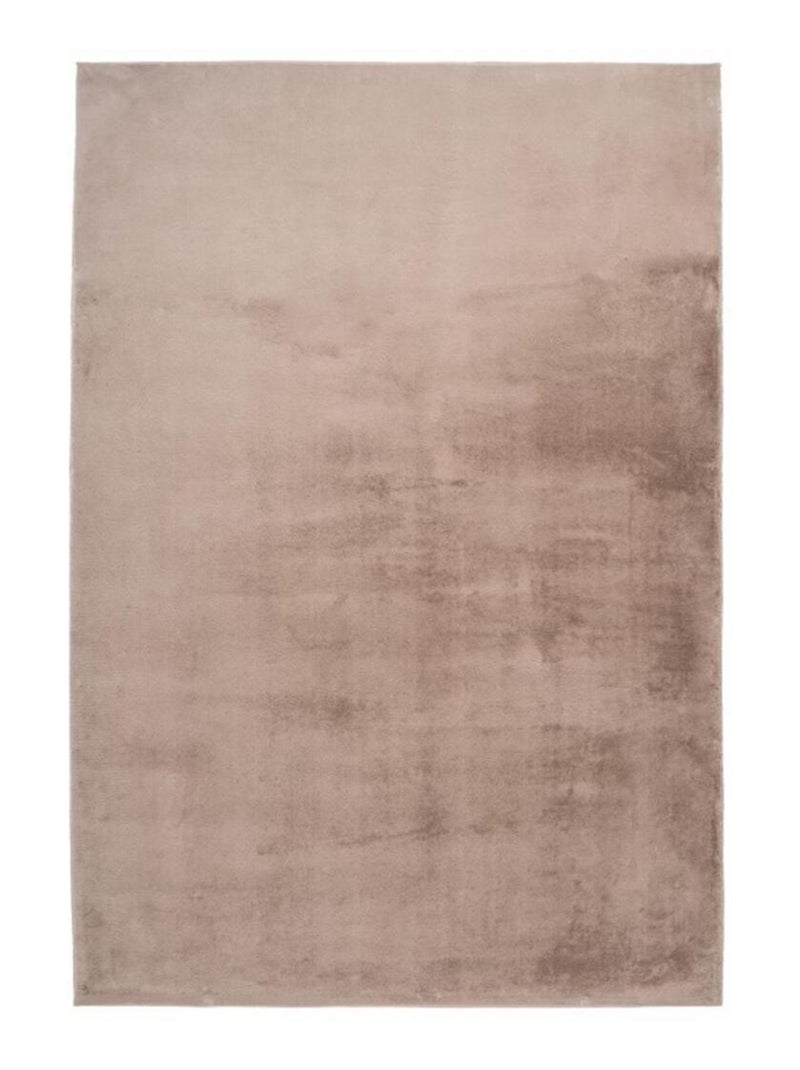 Tapis salon et chambre tissé motif uni SUPERSOFT Beige - Kiabi