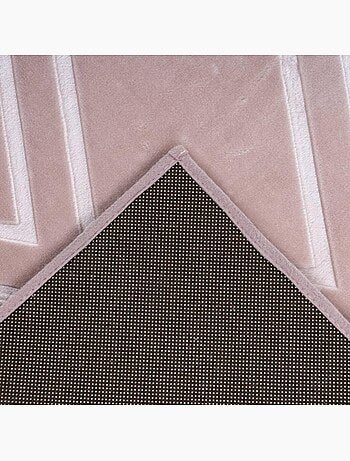 Tapis salon et chambre tufté motif géométrique NOKAL 1