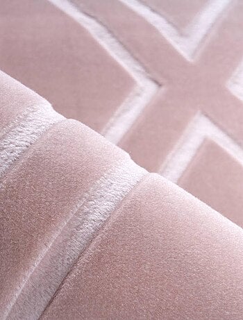 Tapis salon et chambre tufté motif géométrique NOKAL 1