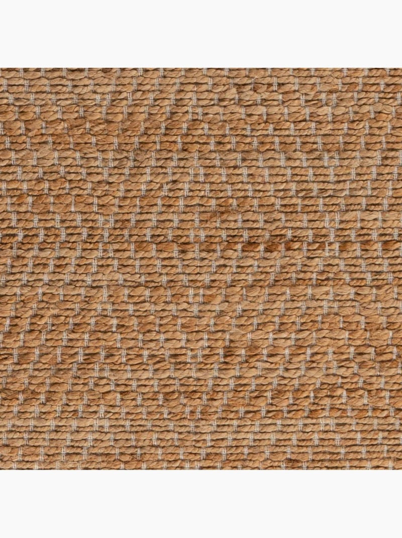 Tapis salon, fait main en jute Beige - Kiabi