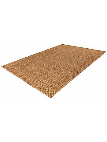 Tapis salon, fait main en jute