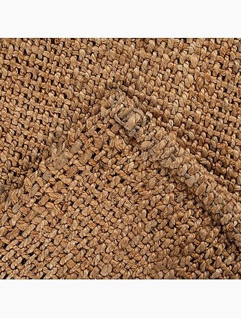 Tapis salon, fait main en jute