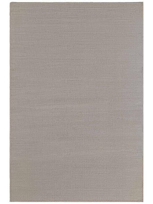 Tapis salon faux uni, poils ras, design épuré, dolomite, confort - Kiabi