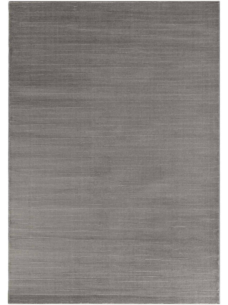 Tapis salon faux uni, poils ras, design épuré, dolomite, confort Multicolore - Kiabi