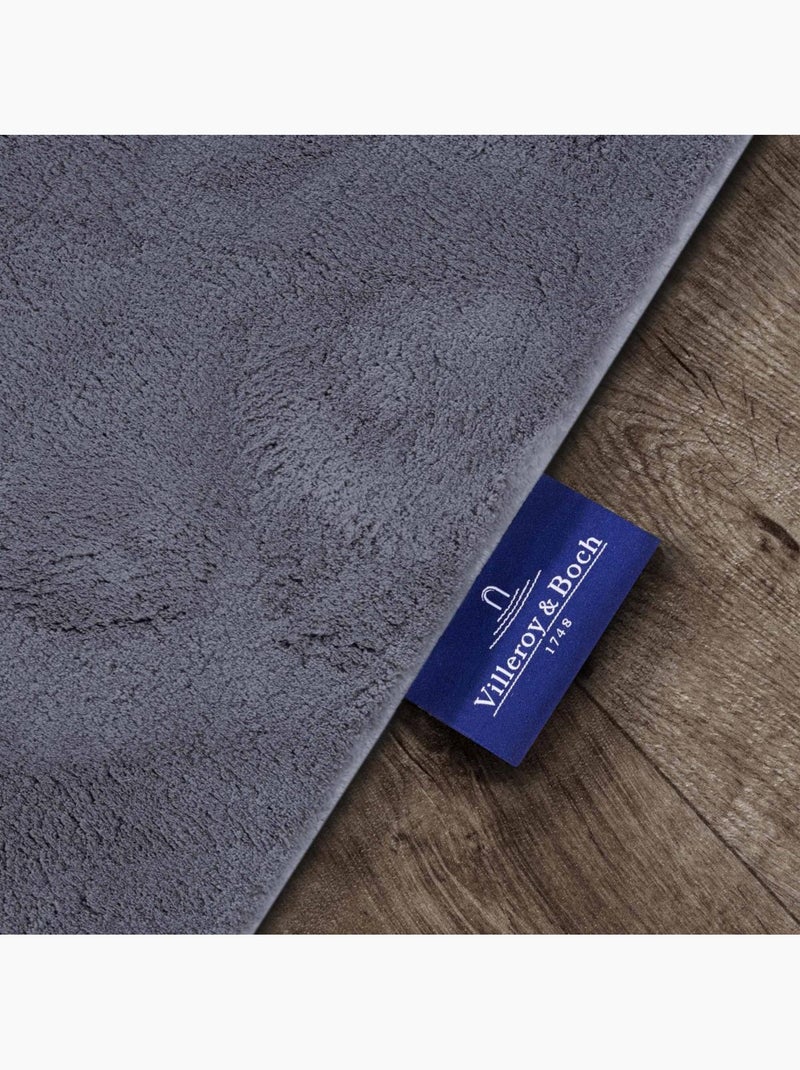 Tapis salon faux uni poils ras, tissé polyester confortable, leon Multicolore - Kiabi