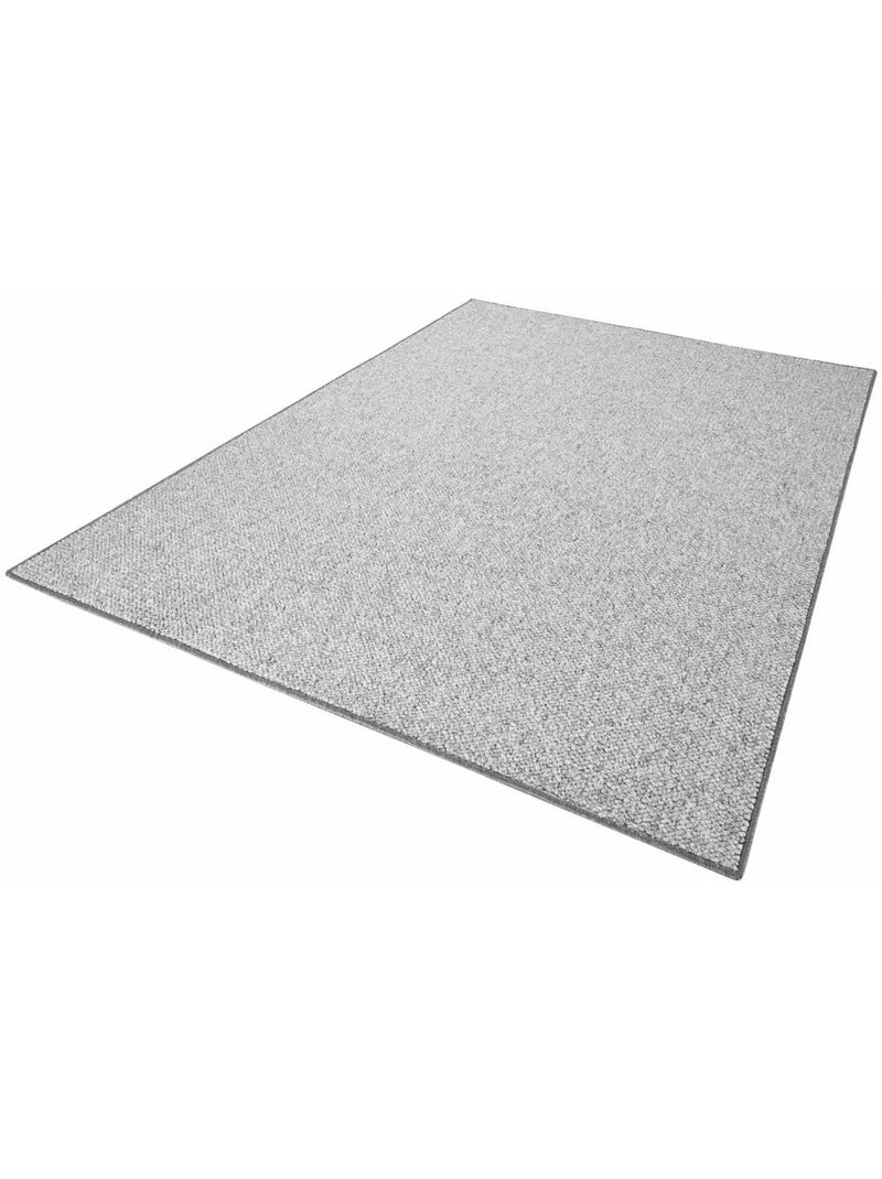 Tapis salon faux uni poils ras, tufti, doux et entretien facile Gris - Kiabi