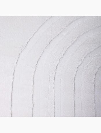 Tapis salon, faux uni sobre, texture en relief lyn59 deh