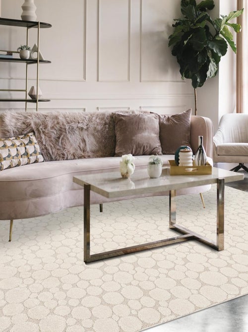 Tapis salon GALAI Tapis doux en relief - Kiabi