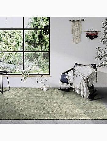 Tapis salon ursule, motif géométrique