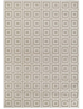 Tapis salon howlite motif géométrique, design graphique et original, confort