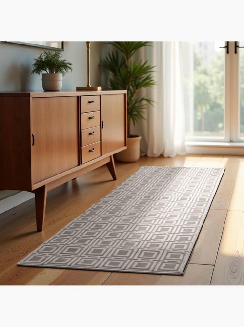Tapis salon howlite motif géométrique, design graphique et original, confort - Kiabi Tapis salon howlite motif géométrique, design graphique et original, confort - Kiabi