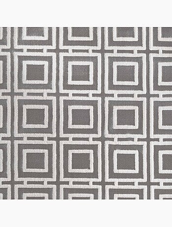 Tapis salon howlite motif géométrique, design graphique et original, confort