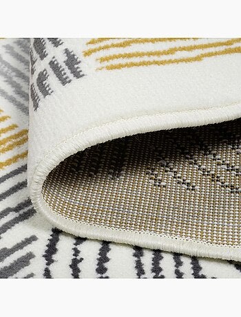 Tapis salon lyn1 etni, motif géométrique graphique, moderne