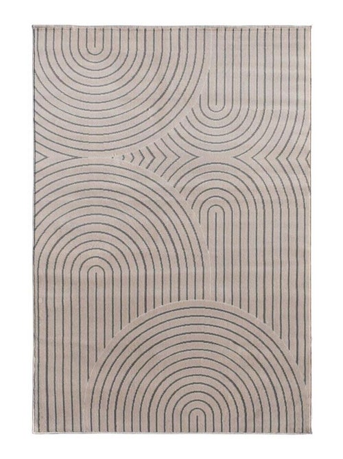 Tapis salon LYN1 TINCIA, tapis ton sur ton moderne et contemporain - Kiabi