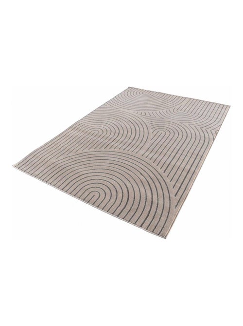 Tapis salon LYN1 TINCIA, tapis ton sur ton moderne et contemporain - Kiabi