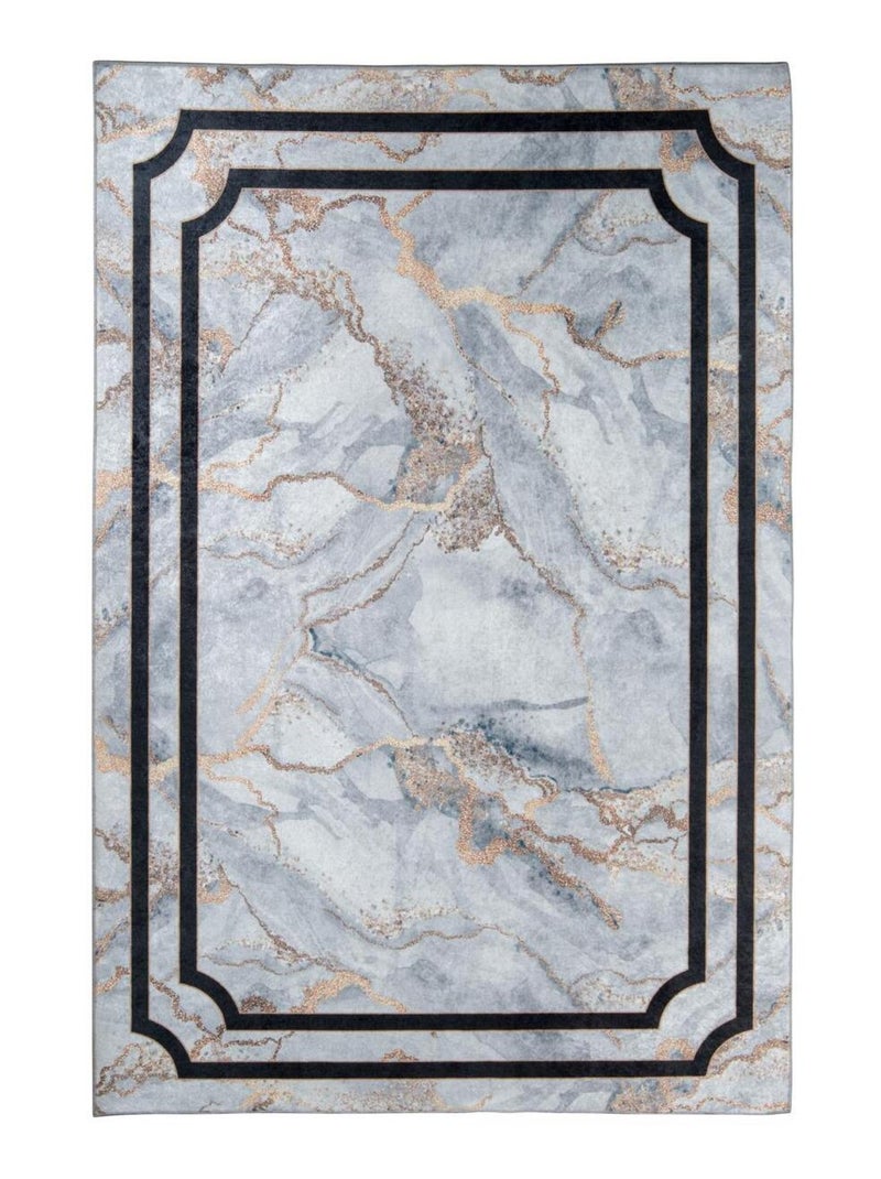 Tapis salon LYN11 ELEGA facile d'entretien Ecru - Kiabi