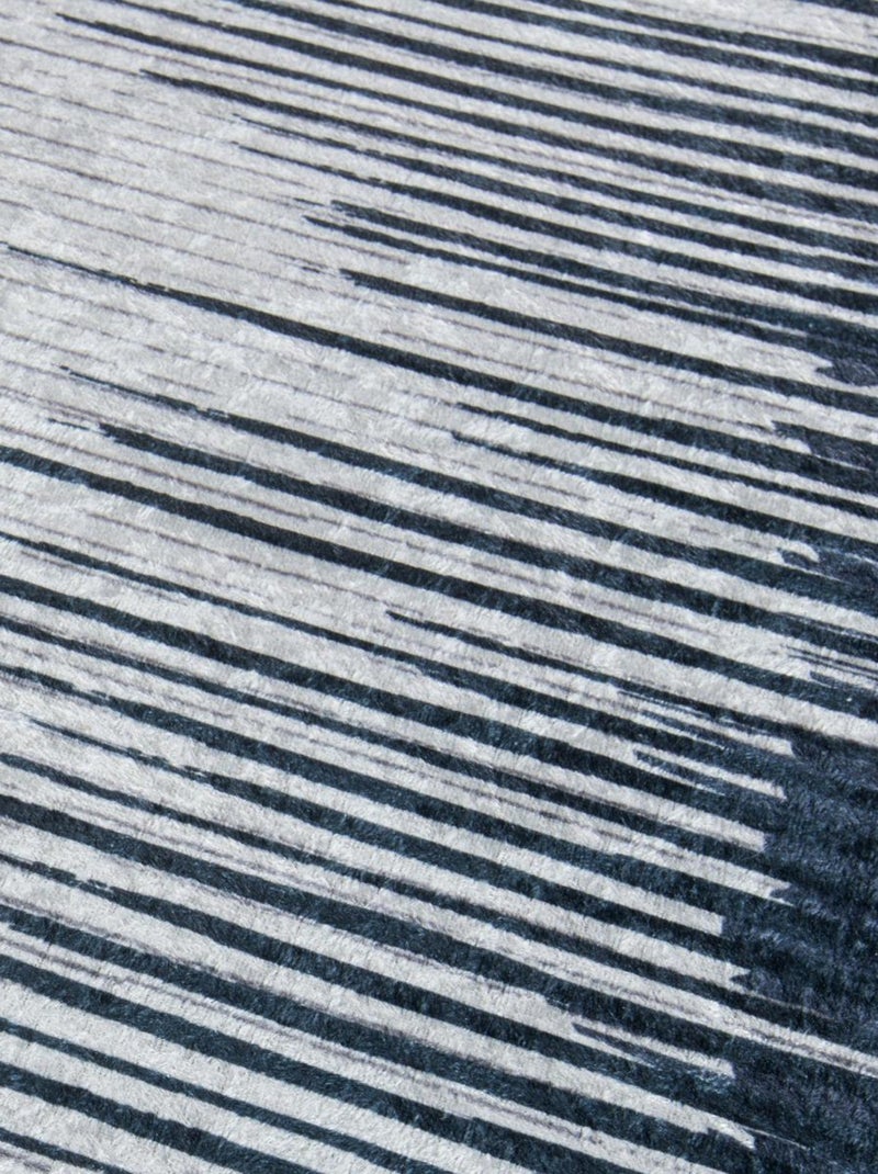 Tapis salon LYN11 FLONA facile d'entretien Noir - Kiabi