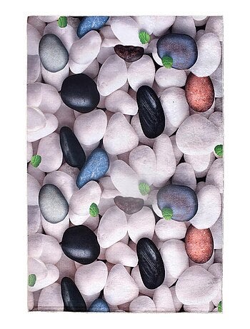 Tapis salon LYN11 GALET facile d'entretien