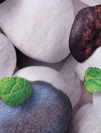 Tapis salon LYN11 GALET facile d'entretien