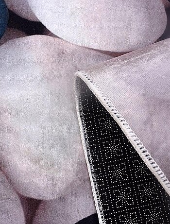 Tapis salon LYN11 GALET facile d'entretien