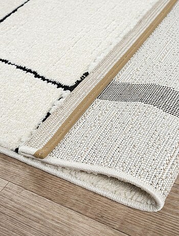 Tapis salon LYN9 BRINKI Tapis soyeux en relief