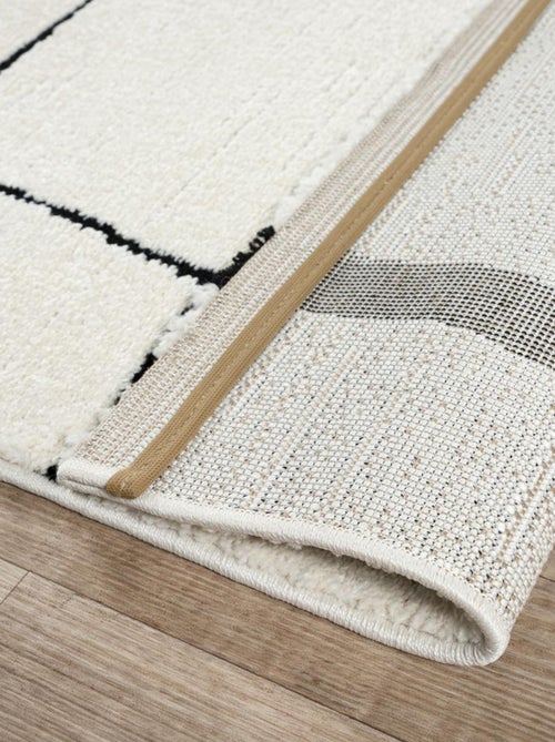 Tapis salon LYN9 BRINKI Tapis soyeux en relief - Kiabi
