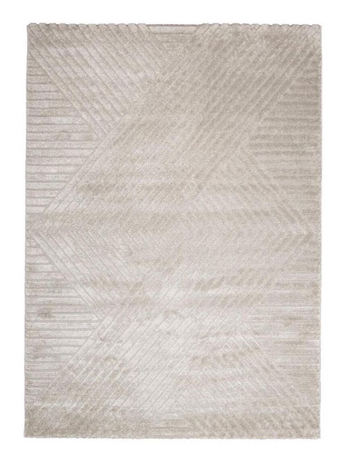 Tapis salon LYN9 CERNAN, tapis ton sur ton moderne et contemporain - Kiabi