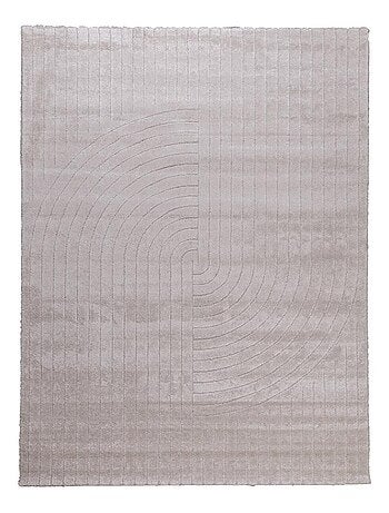 Tapis salon LYN9 E, tapis ton sur ton moderne et contemporain