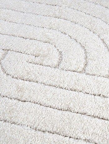 Tapis salon LYN9 E, tapis ton sur ton moderne et contemporain