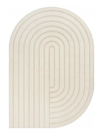 Tapis salon LYN9 SPIRATRO - Tapis forme original en relief