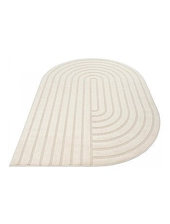 Tapis salon LYN9 SPIRATRO - Tapis forme original en relief