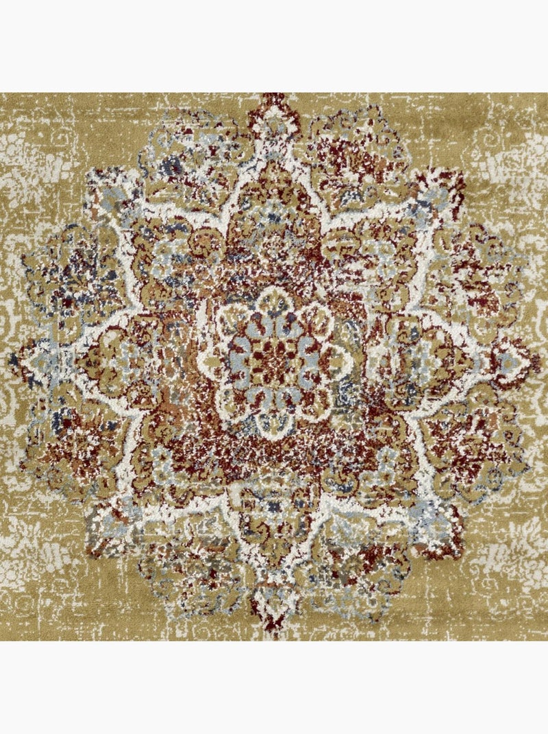 Tapis salon maderno, oriental Doré/or - Kiabi