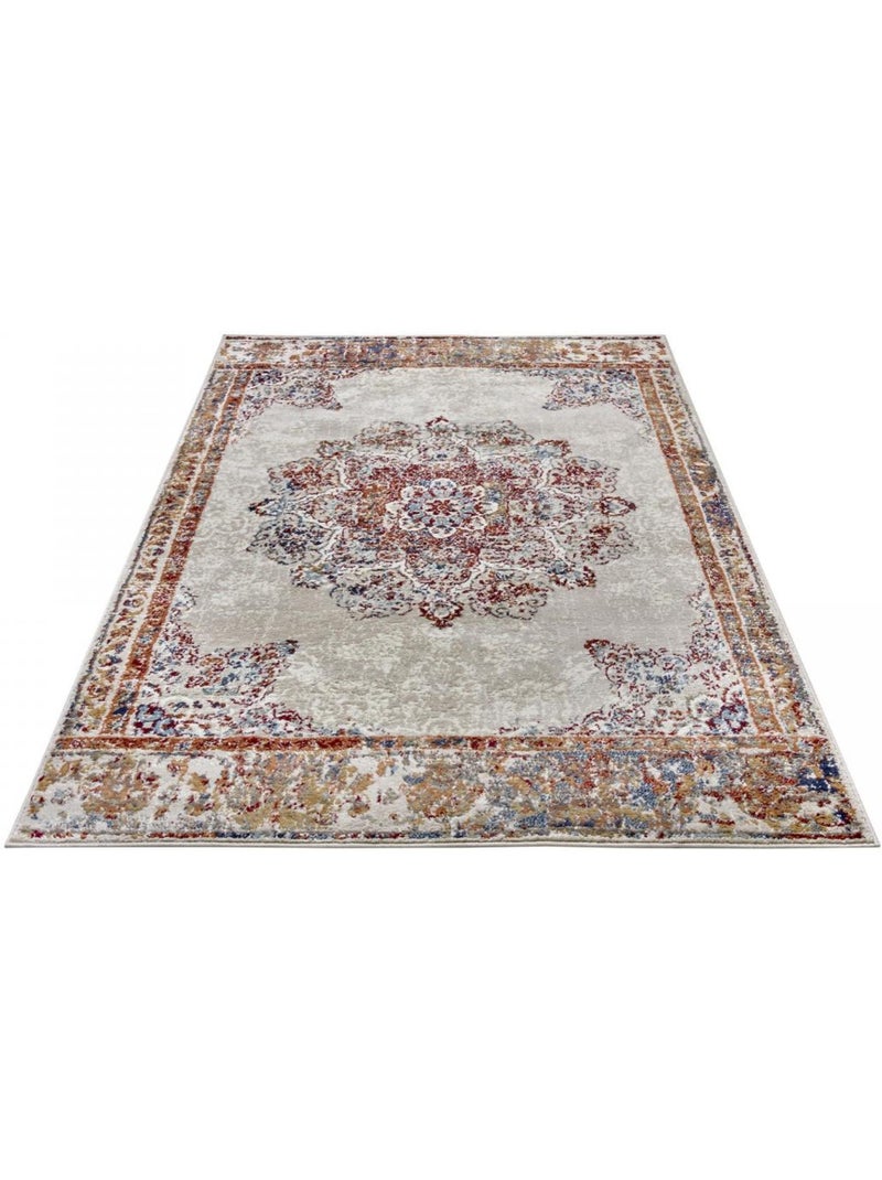 Tapis salon maderno, oriental Ecru - Kiabi