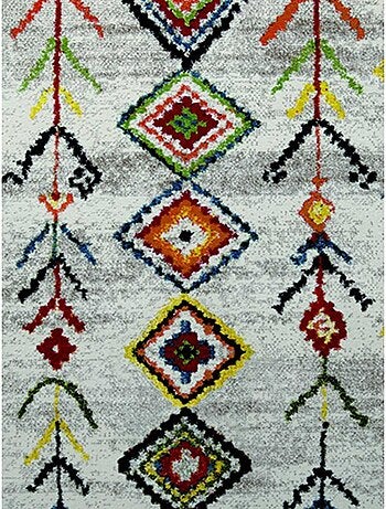 Tapis salon MEDINA en polypropylène doux et soyeux OEKO TEX®