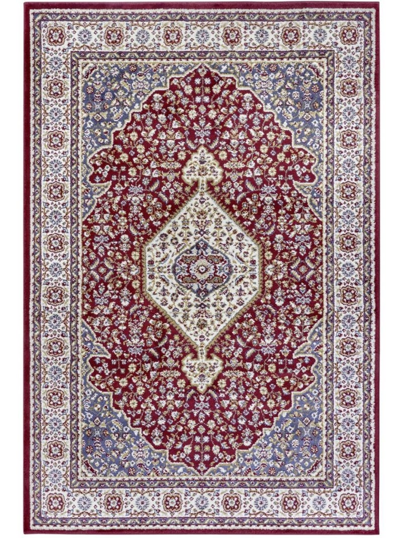 Tapis salon mochi, oriental Rouge - Kiabi