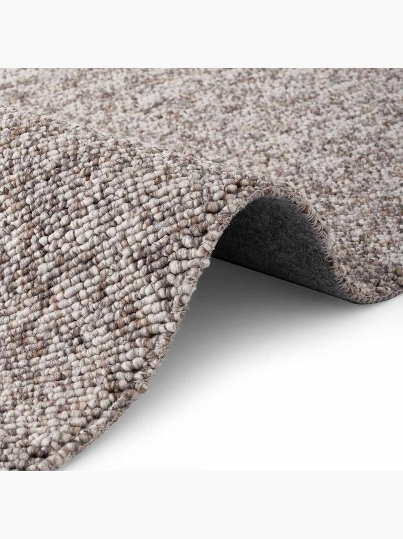 Tapis salon, motif faux uni, roccco, look chaleureux, entretien Beige - Kiabi