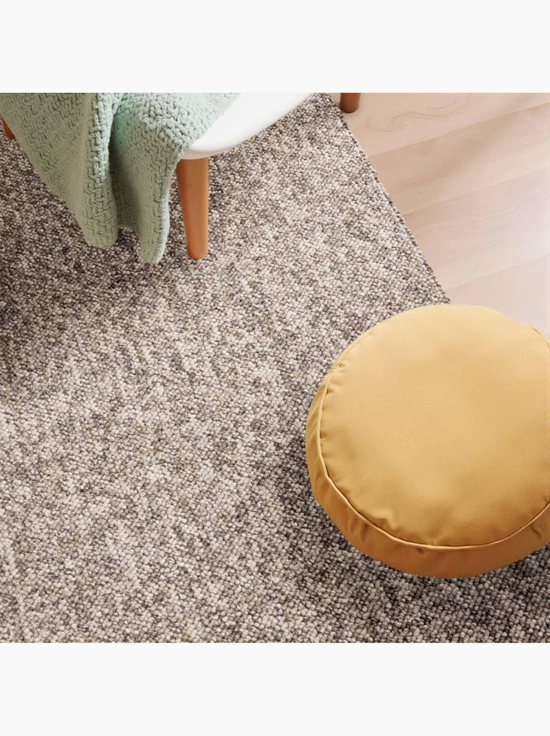 Tapis salon, motif faux uni, roccco, look chaleureux, entretien Beige - Kiabi