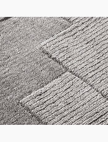 Tapis salon, motif géométrique authentique, wilhelmine, tissé main