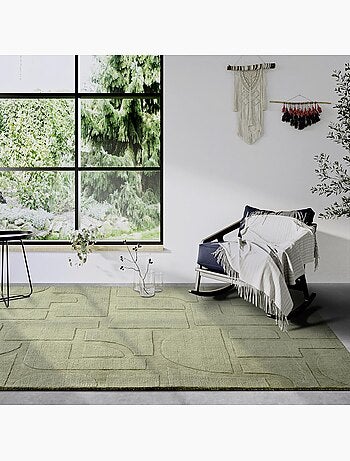 Tapis salon alexis, motif géométrique