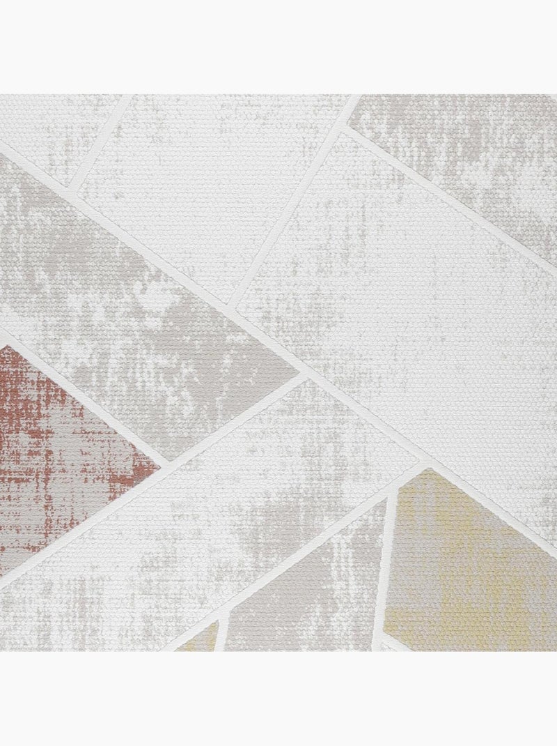 Tapis salon, motif géométrique, lyn55 vega Multicolore - Kiabi