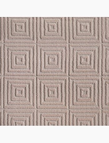 Tapis salon tourmaline, motif géométrique