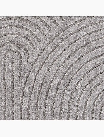 Tapis salon, motif géométrique, texture relief, panglao 1 chaleureux