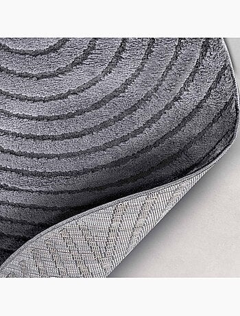 Tapis salon, motif géométrique, texture relief, panglao chaleureux