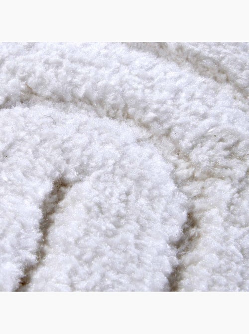 Tapis salon, motif géométrique, texture relief, panglao chaleureux - Kiabi