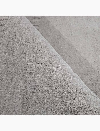 Tapis salon motif géométrique, tufté main en laine, azua, confort