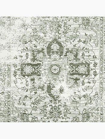 Tapis salon motif oriental vintage, ornements délicats, lyn1 vint