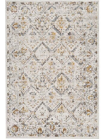 Tapis salon, motif rétro-vintage en relief, style chaleureux lyn51 aurav