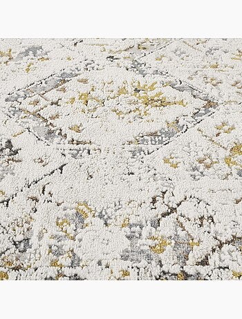 Tapis salon, motif rétro-vintage en relief, style chaleureux lyn51 aurav