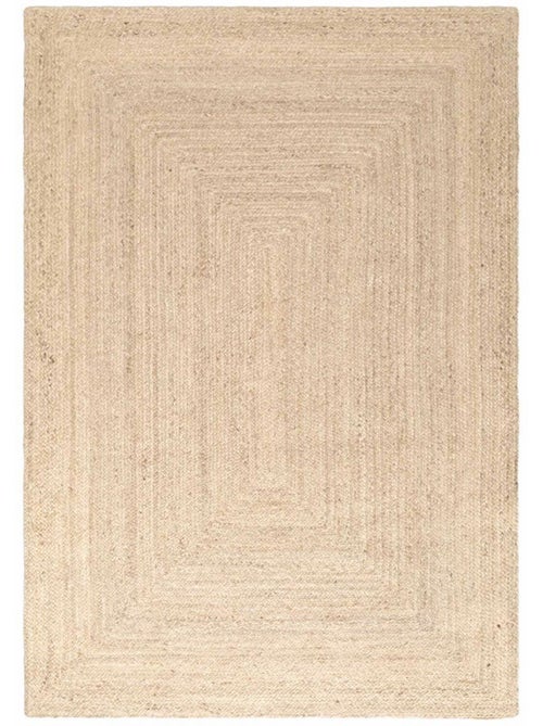Tapis salon motif simple, jute l tissé main, design chaleureux - Kiabi Tapis salon motif simple, jute l tissé main, design chaleureux - Kiabi
