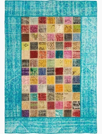 Tapis salon MUTLIPASS PATCHWORK 1A2T en laine Fait main